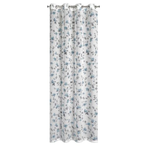 ZKPS-02C Gordijn met bloemenprint ZKPS-02