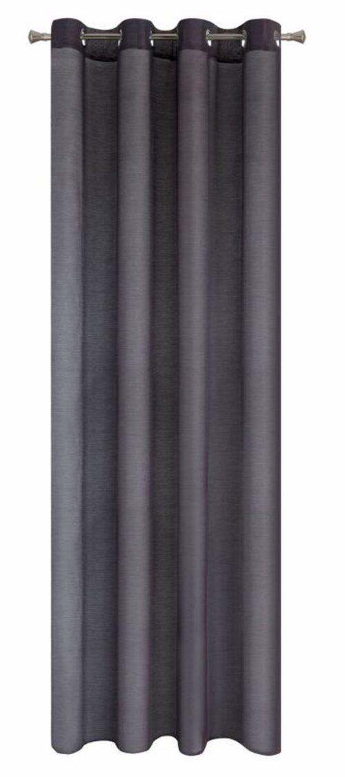 Vitrage gordijn met ringen antraciet ZKXW-05