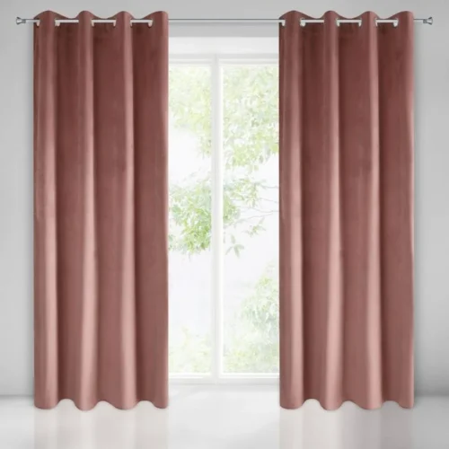 ZKXX-10 Velours gordijn met ringen ZKXX-10
