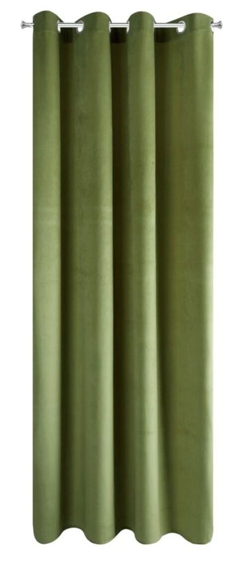 Velours gordijn met ringen ZKXX-02