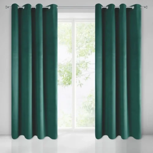 Velours gordijn met ringen ZKXX-03