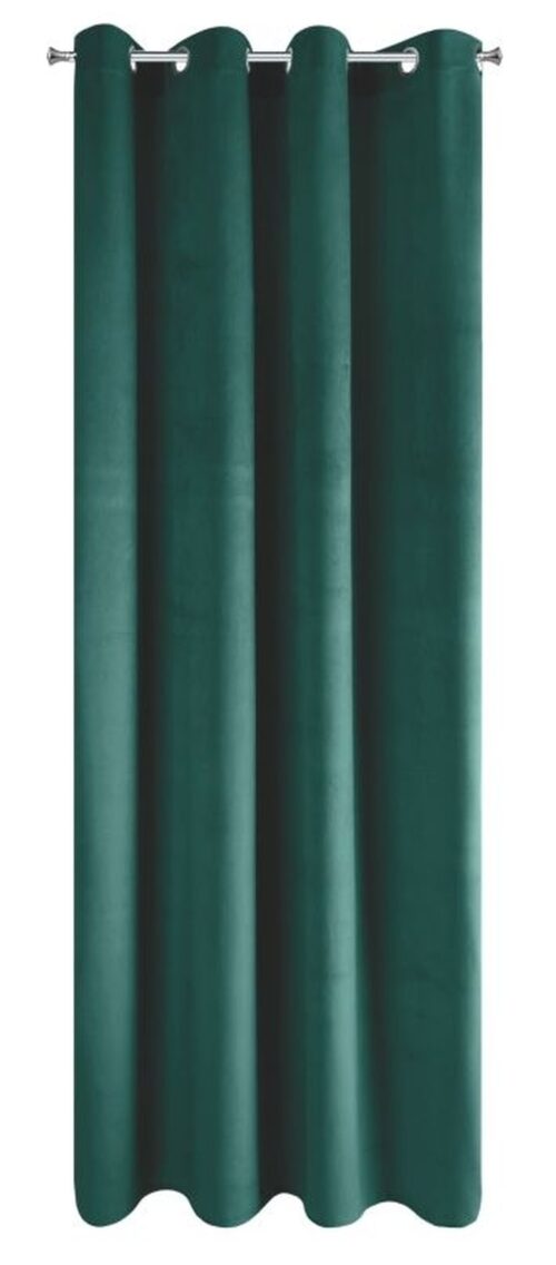 Velours gordijn met ringen ZKXX-03