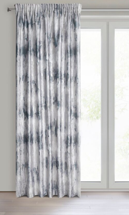 ZLD-01 Velours gordijn met metallic print ZLD-01