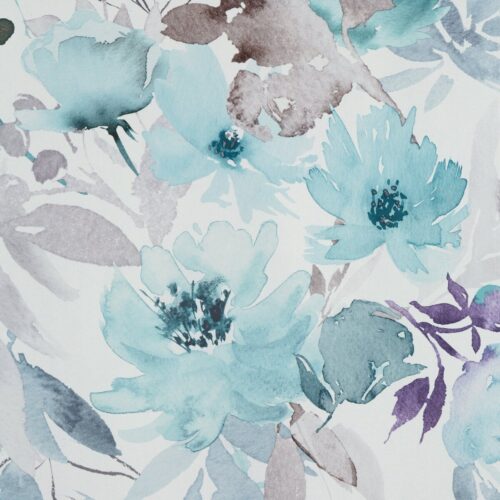 Gordijn met bloemenprint ZLK-01
