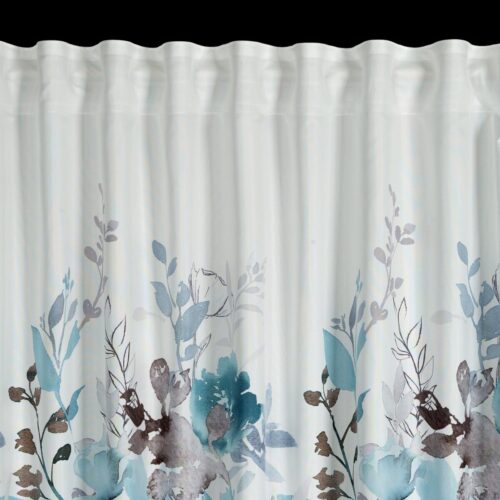 Gordijn met bloemenprint ZLK-01