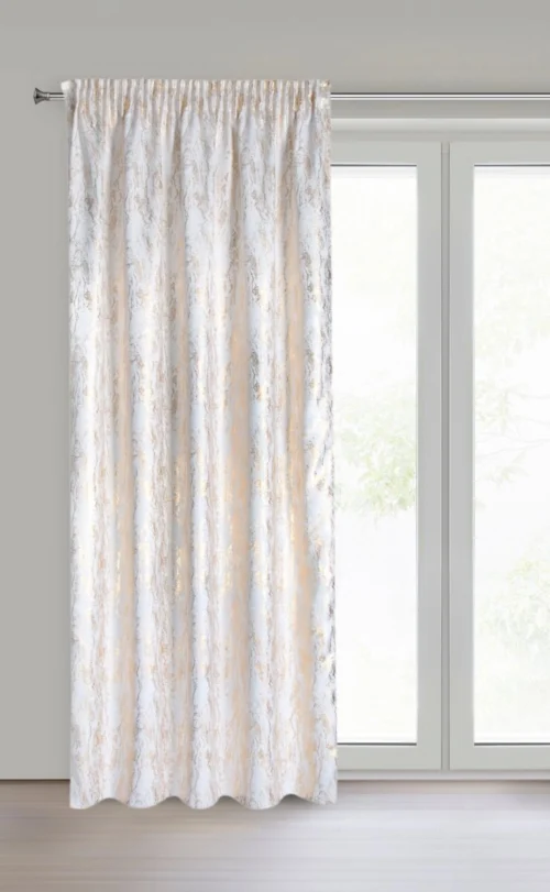 ZLN-02A Gordijn met glanzende print ZLN-02