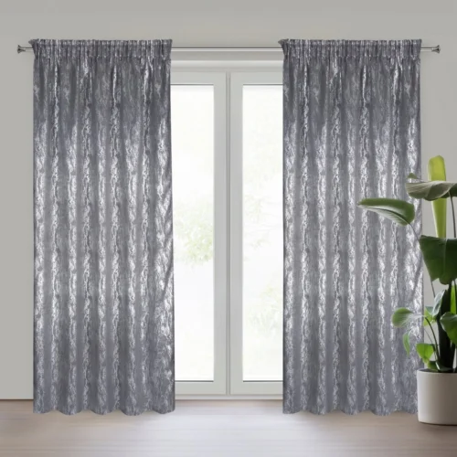 Gordijn met glanzende print ZLN-05