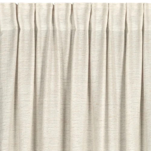 ZLS-01c Linnenlook Plooigordijn Gemêleerd - Beige
