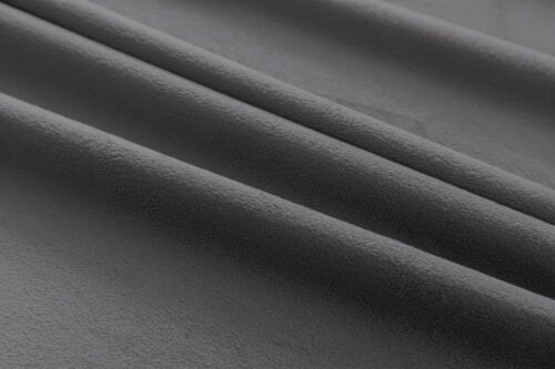 Grafiet velours plooigordijn ZMR-02