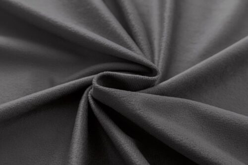 Grafiet velours plooigordijn ZMR-02