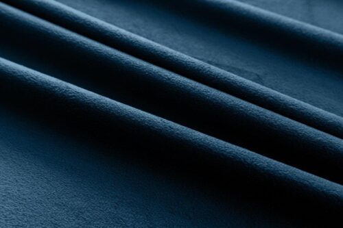 ZMR-04B Marineblauw velours plooigordijn ZMR-04