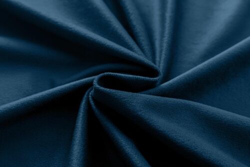 ZMR-04C Marineblauw velours plooigordijn ZMR-04
