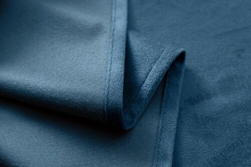 ZMR-04D Marineblauw velours plooigordijn ZMR-04