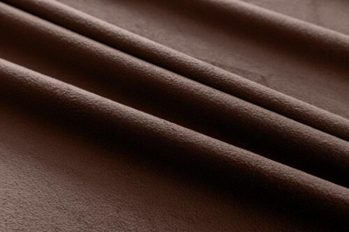Chocolade velours plooigordijn ZMR-08