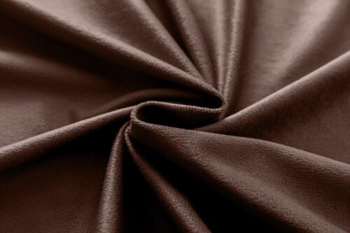 Chocolade velours plooigordijn ZMR-08