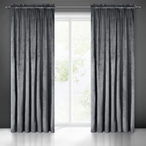 Velours gordijn ZWE-01
