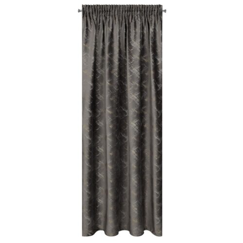 ZWY-01D Velours gordijn met champagneprint ZWY-01