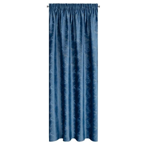 Velours gordijn met champagneprint ZWY-03