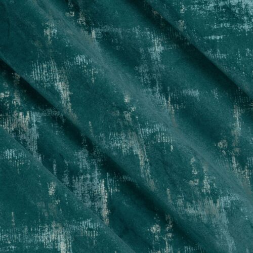 Velours gordijn met champagneprint ZWY-04