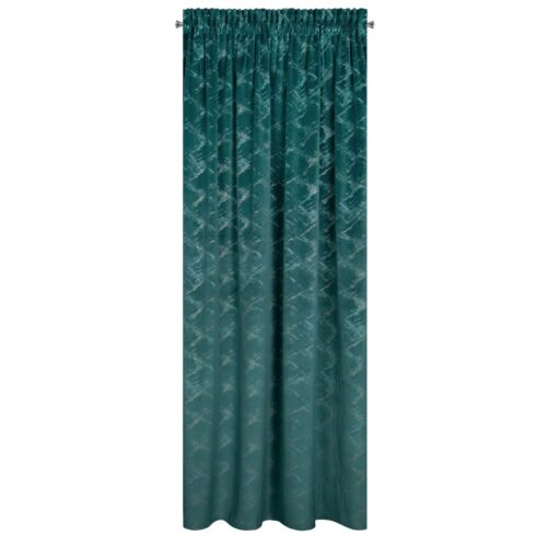 Velours gordijn met champagneprint ZWY-04