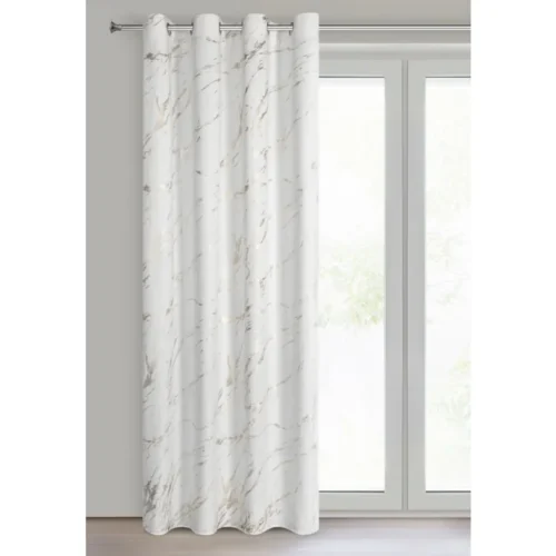 Fluwelen gordijn met glanzende print ZKOK-01