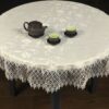 Ronde vlekbestendige overlay met guipure G09-03