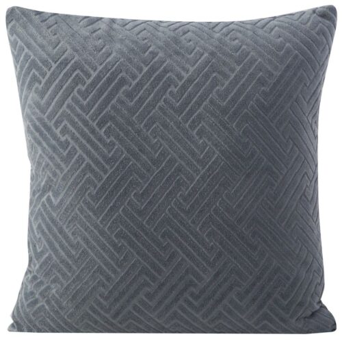 JWV-01 Kussenhoes velours met jacquardpatroon JWV-01
