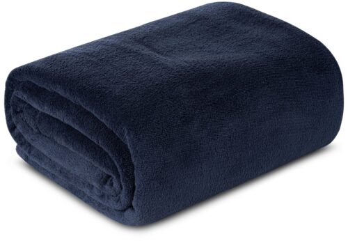 Deken microvezel glad één kleur K159-04