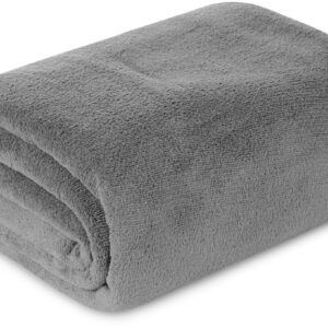 Deken microvezel glad één kleur K159-06