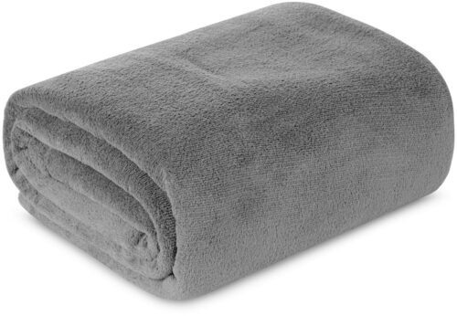 Deken microvezel glad één kleur K159-06