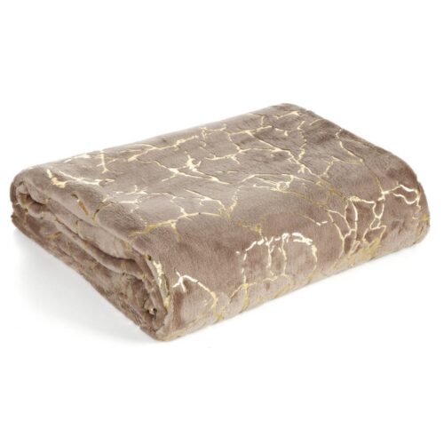Deken met glanzende print K169-04