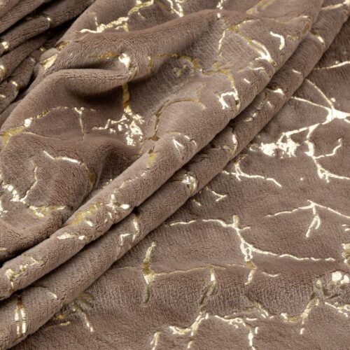 Deken met glanzende print K169-04