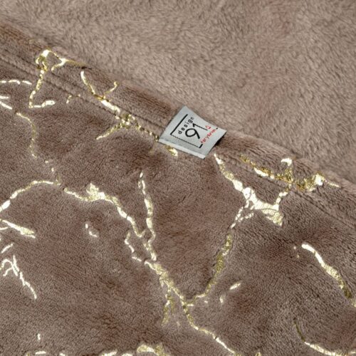 Deken met glanzende print K169-04