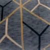 Deken microvezel met geometrisch patroon KFB-10