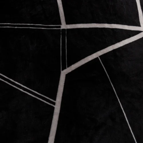 Deken microvezel met geometrisch patroon KFB-11