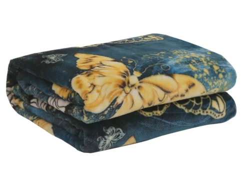 Deken microvezel vlinders KFB-12