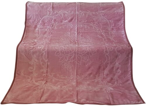 Deken roze met reliëf KT-024