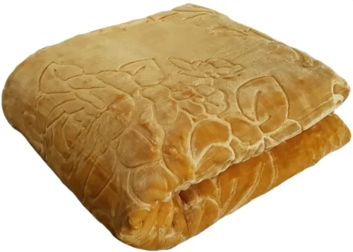 Deken gouden met reliëf KT-010