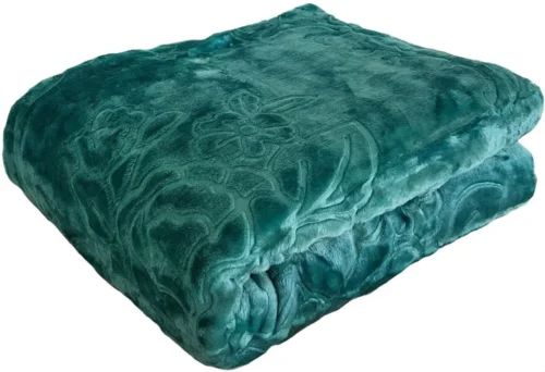 KT-25a Deken turquoise met reliëf KT-025