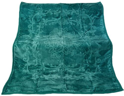 KT-25b Deken turquoise met reliëf KT-025