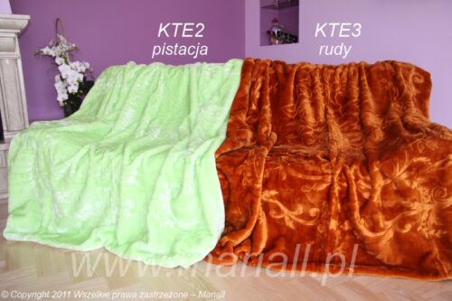 Deken rood met reliëf KT-037