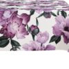 Overlay met pioenroos print OM01-5 Emma