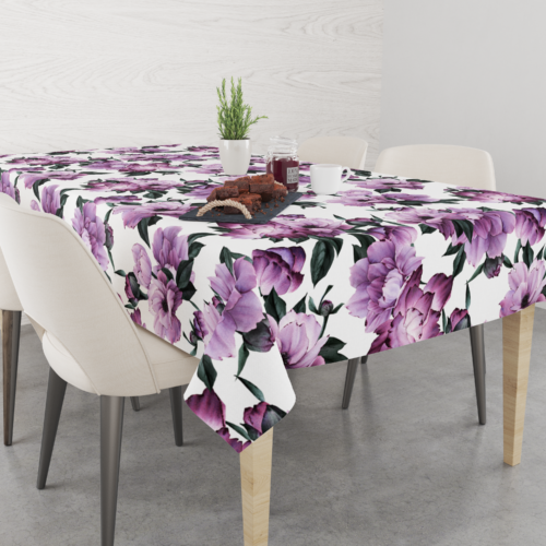 M01-5oc Overlay met pioenroos print OM01-5 Emma