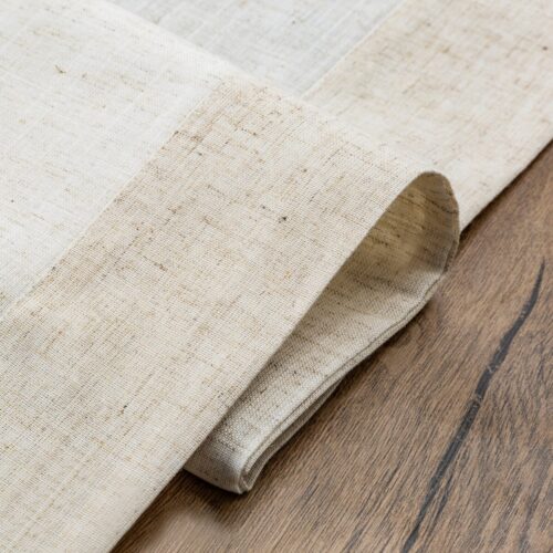 OBQ-01A Tafelkleed Linnenmix met delicate bies