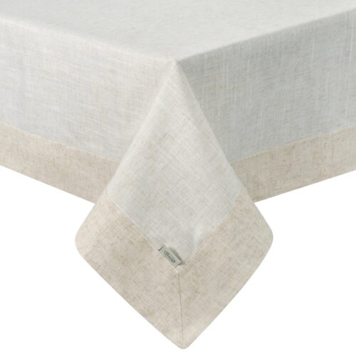 OBQ-01B Tafelkleed Linnenmix met delicate bies