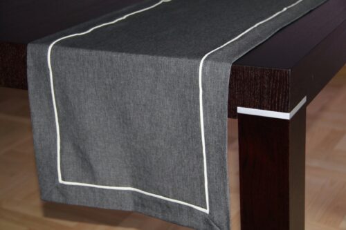 OI1-40x160-c.szary-800 Decoratieve tafelloper OI1