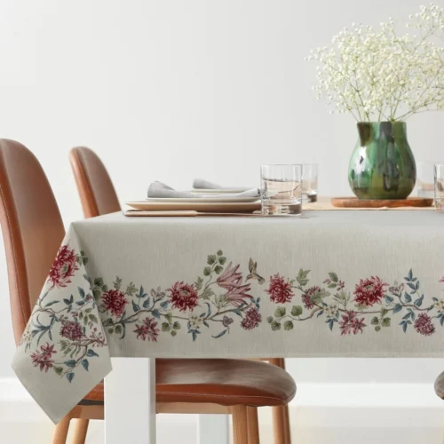 Tafelkleed met bloemen OKH-04
