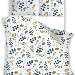 Dekbedovertrek met bloemenprint PEQ-015