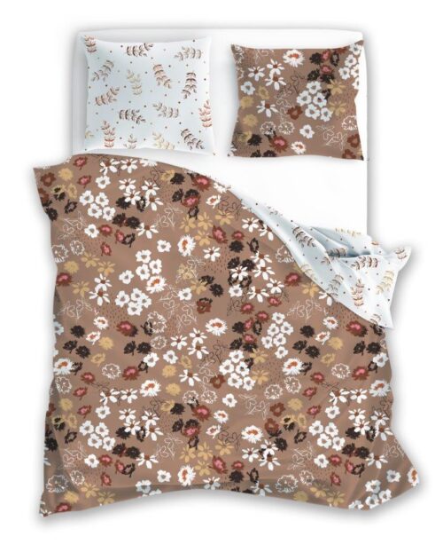 PEQ-07 Dekbedovertrek met bloemenprint PEQ-007