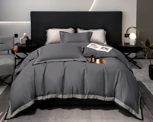 PGP-01 Dekbedovertrek met decoratieve biezen PGP-01